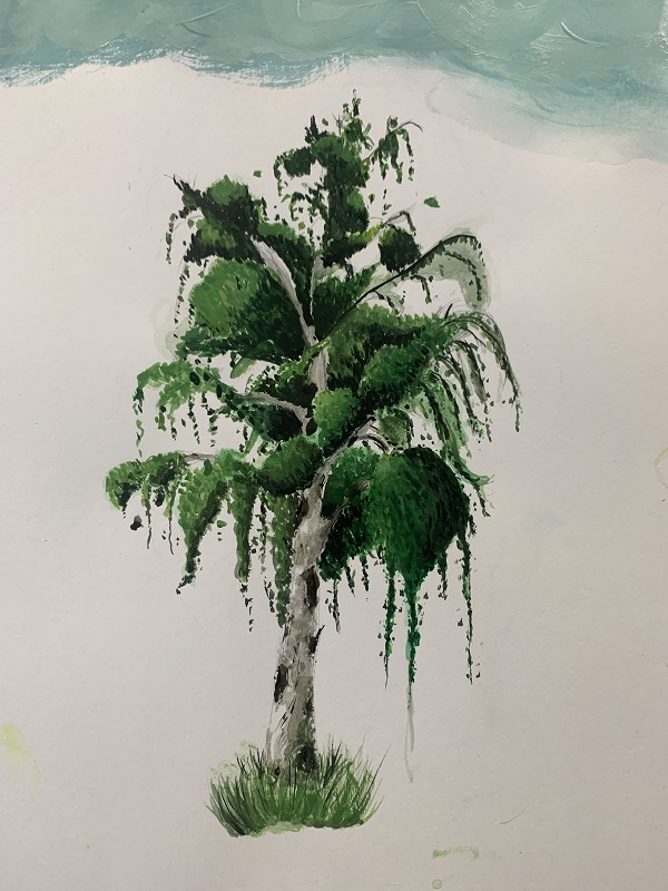 Weeping Willow painting by Klara D.